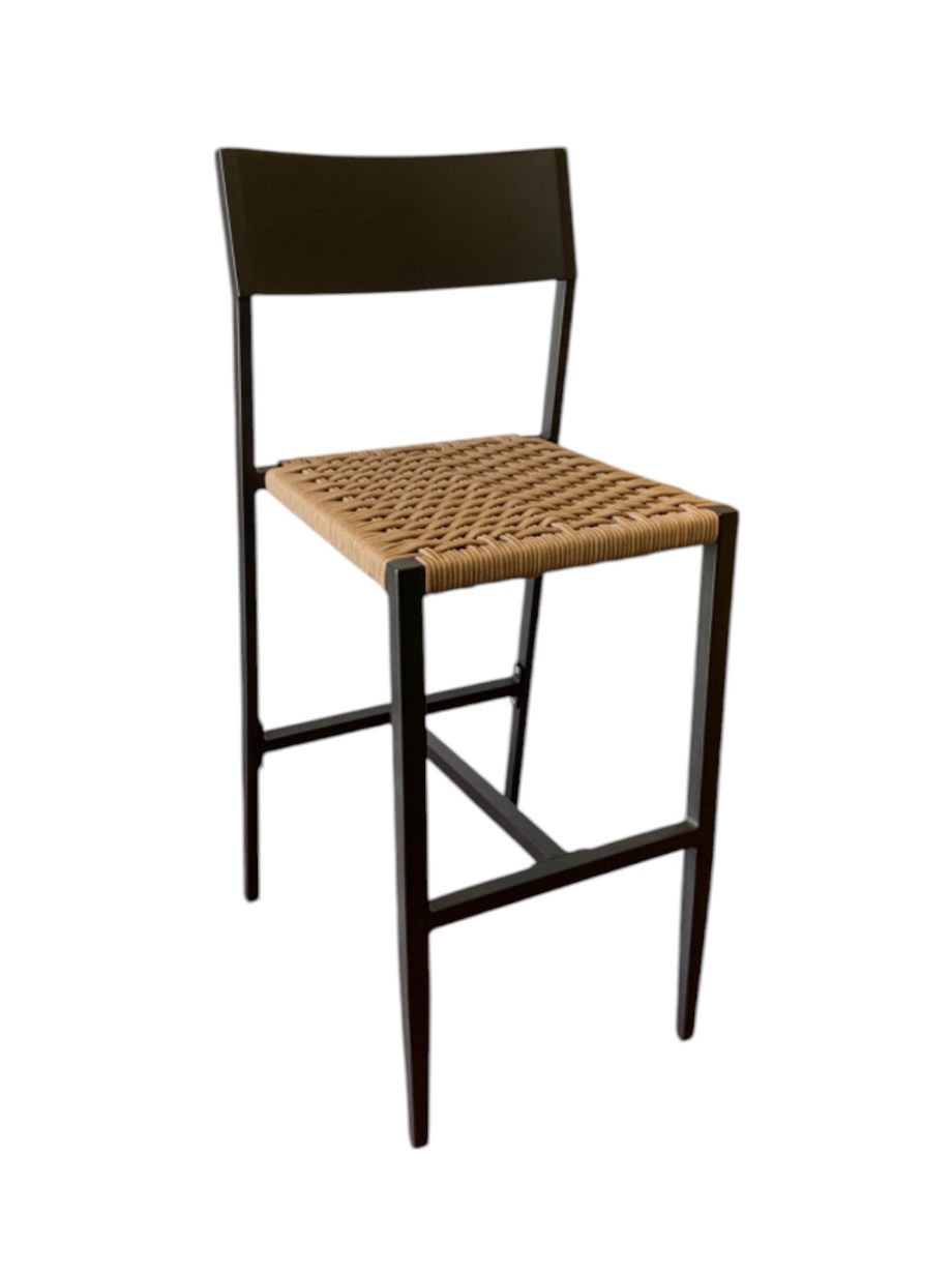 Sophia Beige Rope Barstool