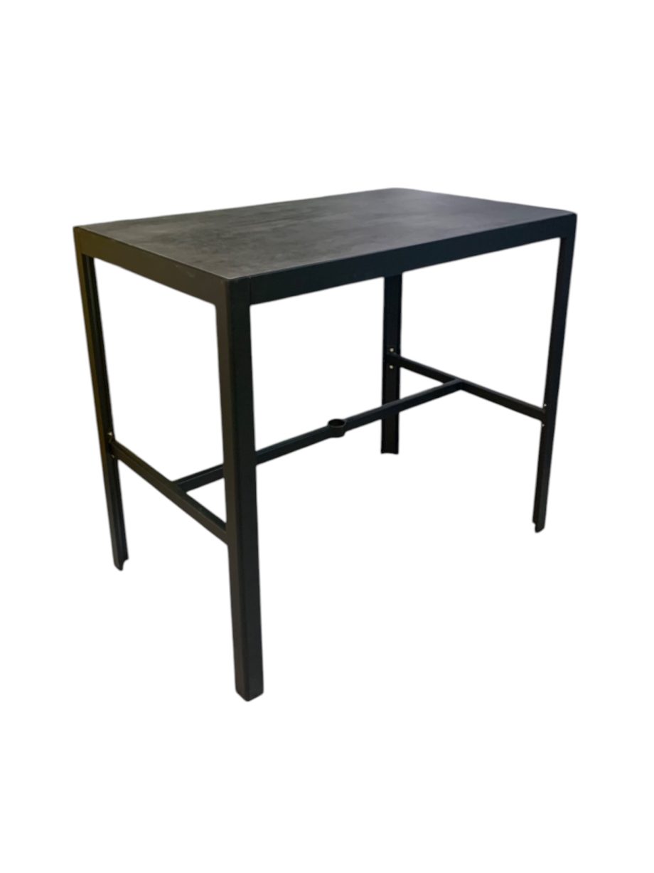 48X30 Modular Black Bar Table